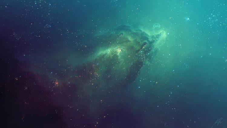图片[5]-蓝色抽象点线星球科技感PPT背景图片-第一PPT