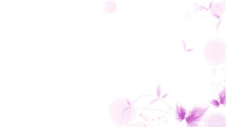 图片[4]-紫色唯美抽象植物花卉PPT背景图片-第一PPT