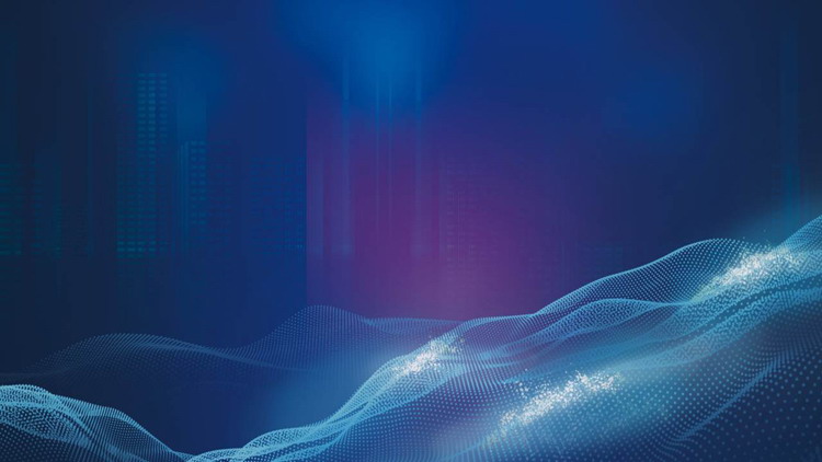图片[1]-五张蓝色抽象科技感PPT背景图片-第一PPT