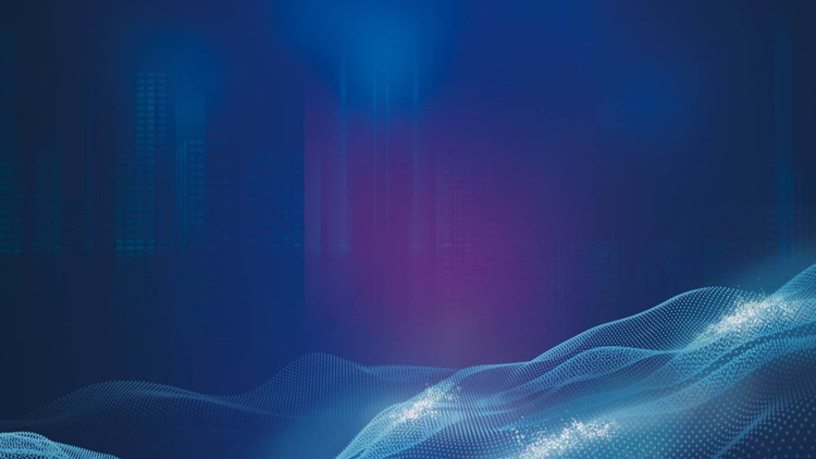 图片[2]-五张蓝色抽象科技感PPT背景图片-第一PPT