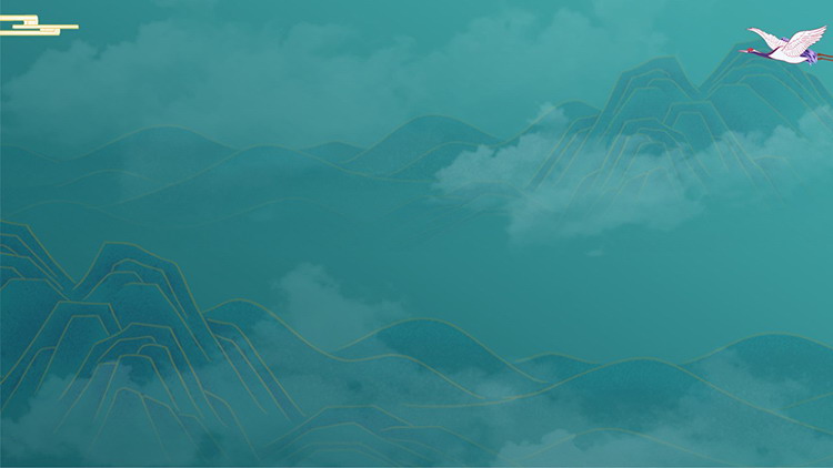 图片[3]-三张精美新中式群山古建筑PPT背景图片-第一PPT
