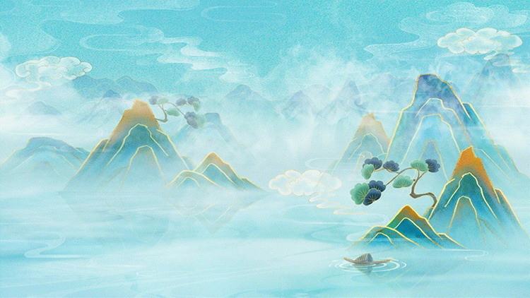 图片[1]-七张精美中国风PPT背景图片-第一PPT