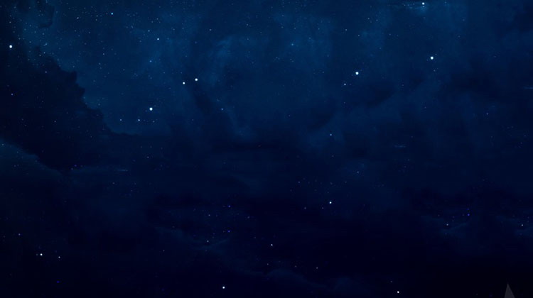 图片[3]-蓝色星空白色点线PPT背景图片-第一PPT