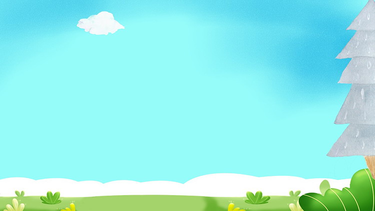 图片[2]-7张卡通插画绿色植物PPT背景图片-第一PPT