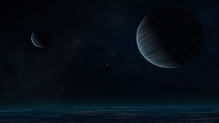 图片[1]-五张精美宇宙星空星球PPT背景图片-第一PPT