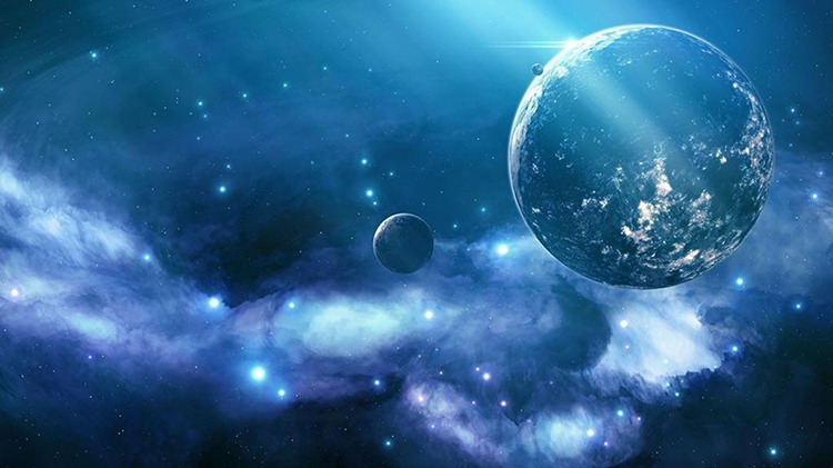 图片[2]-五张精美宇宙星空星球PPT背景图片-第一PPT