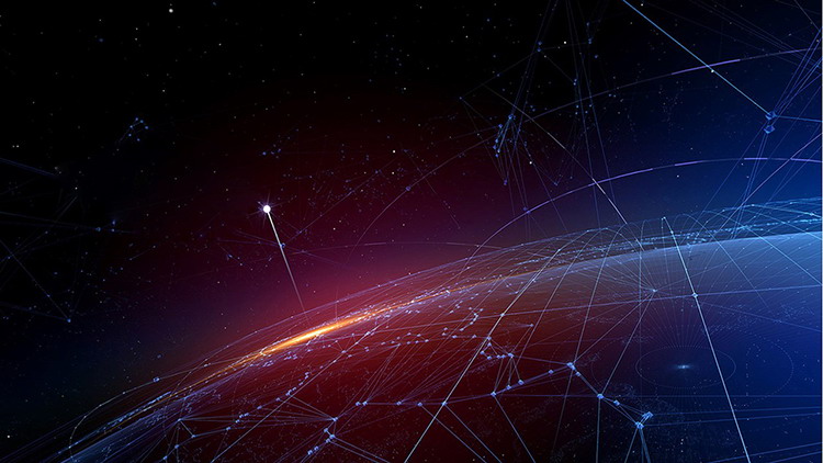 图片[1]-四张精美星空星球PPT背景图片-第一PPT