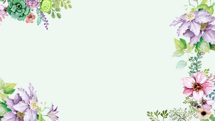 图片[2]-三张水彩花卉PPT背景图片下载-第一PPT