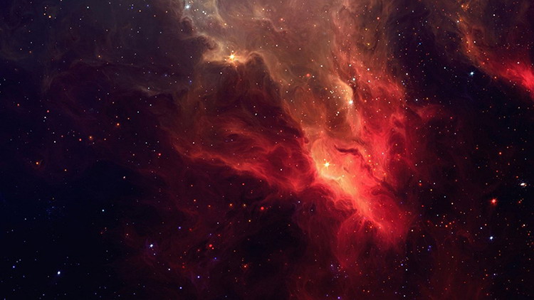 图片[1]-四张红色宇宙星空星球PPT背景图片-第一PPT