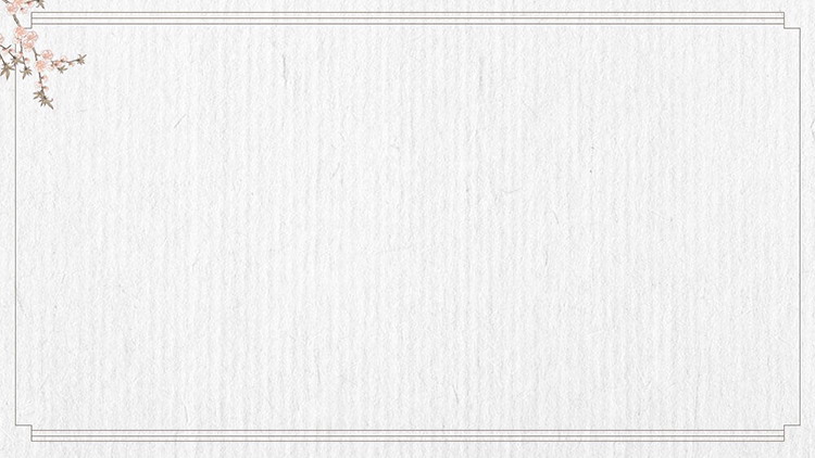 图片[4]-四张雅致梅花花枝PPT背景图片-第一PPT