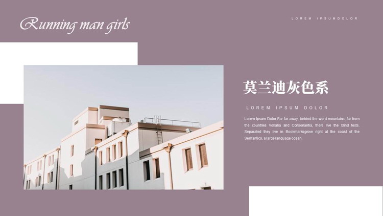 图片[1]-莫兰迪灰色系欧美风商务汇报PPT模板-第一PPT